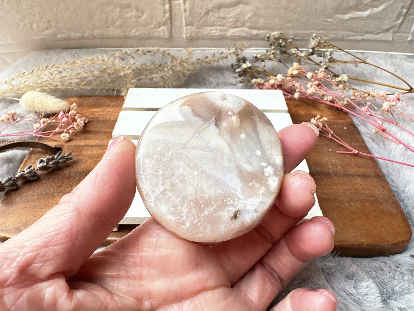 Mini Flower Agate Bowl/Dish