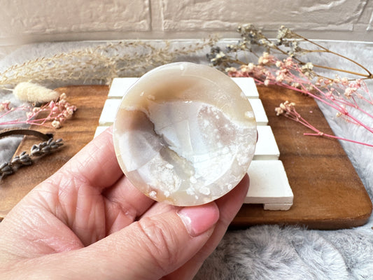 Mini Flower Agate Bowl/Dish