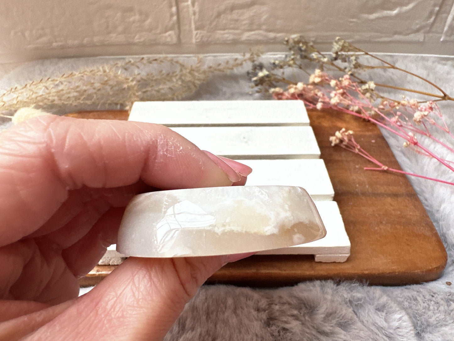 Mini Flower Agate Bowl/Dish