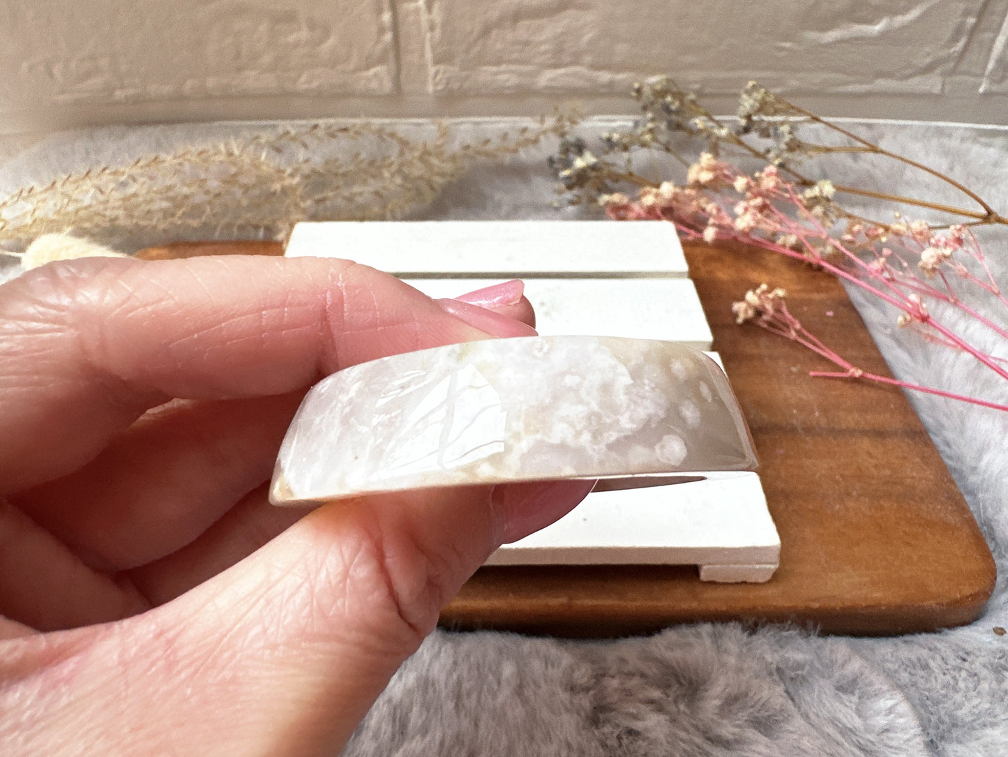 Mini Flower Agate Bowl/Dish