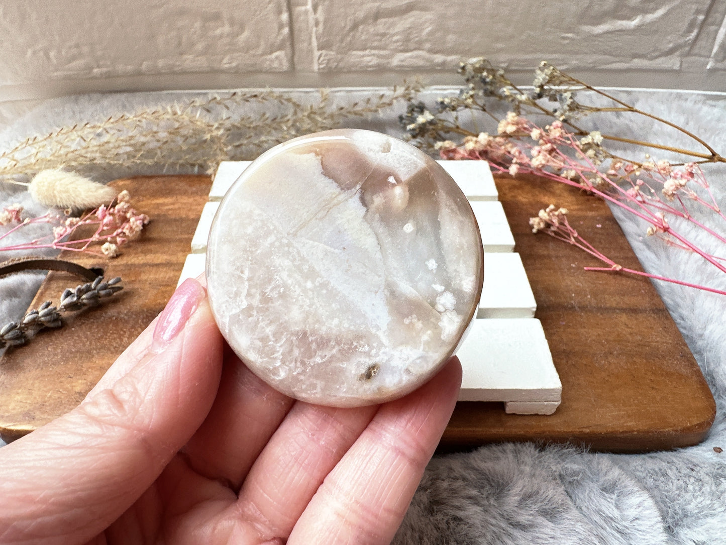 Mini Flower Agate Bowl/Dish