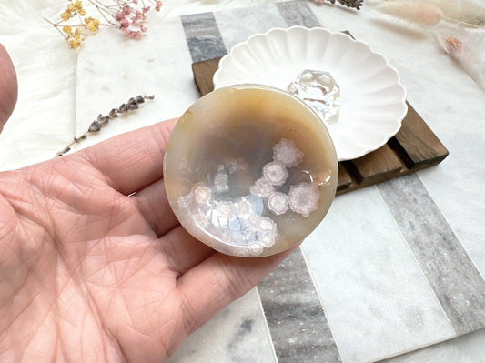 Mini Flower Agate Bowl/Dish