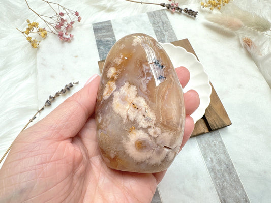 Flower Agate Free Form