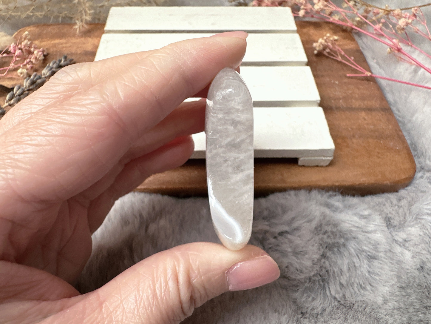 Flower Agate Moon