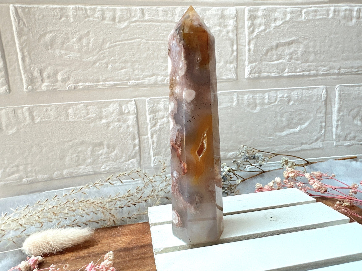 Flower Agate Tower Obelisk
