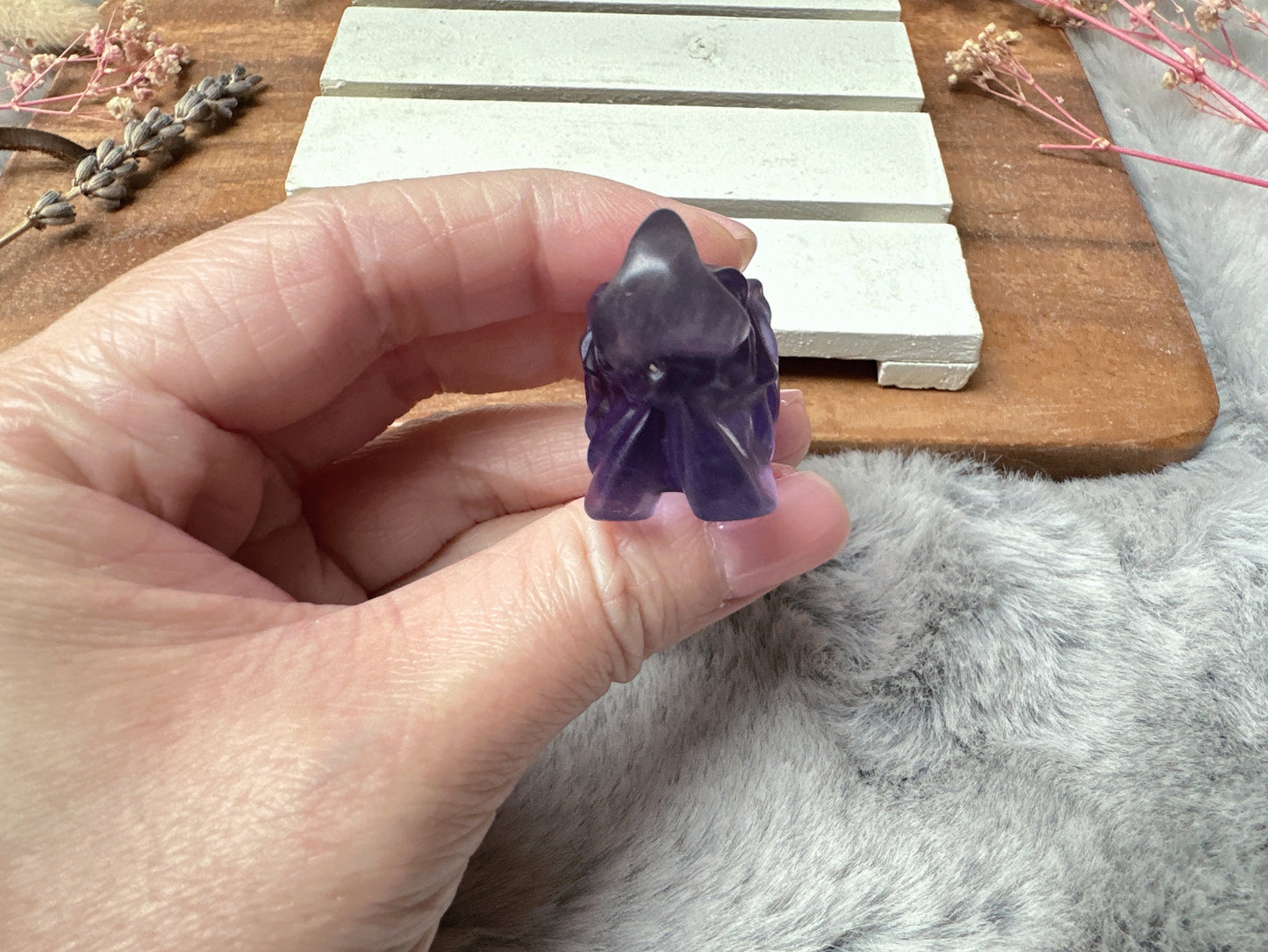 Small Candy Fluorite Elephant