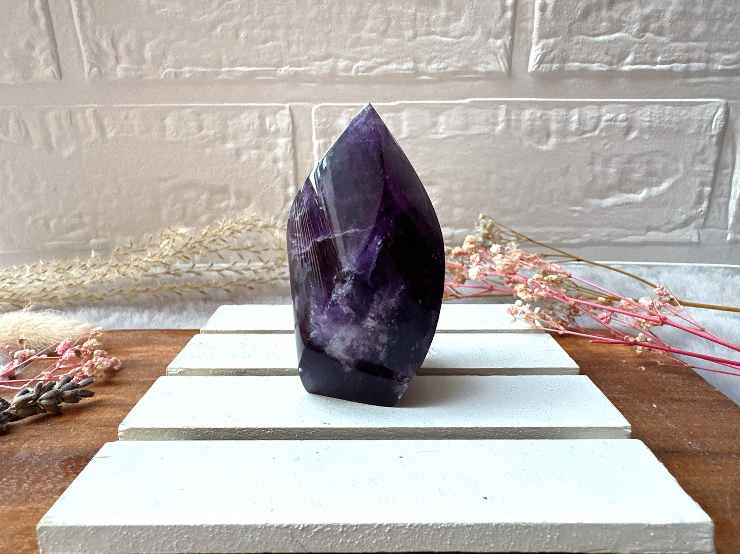 Small Watermelon Fluorite Flame