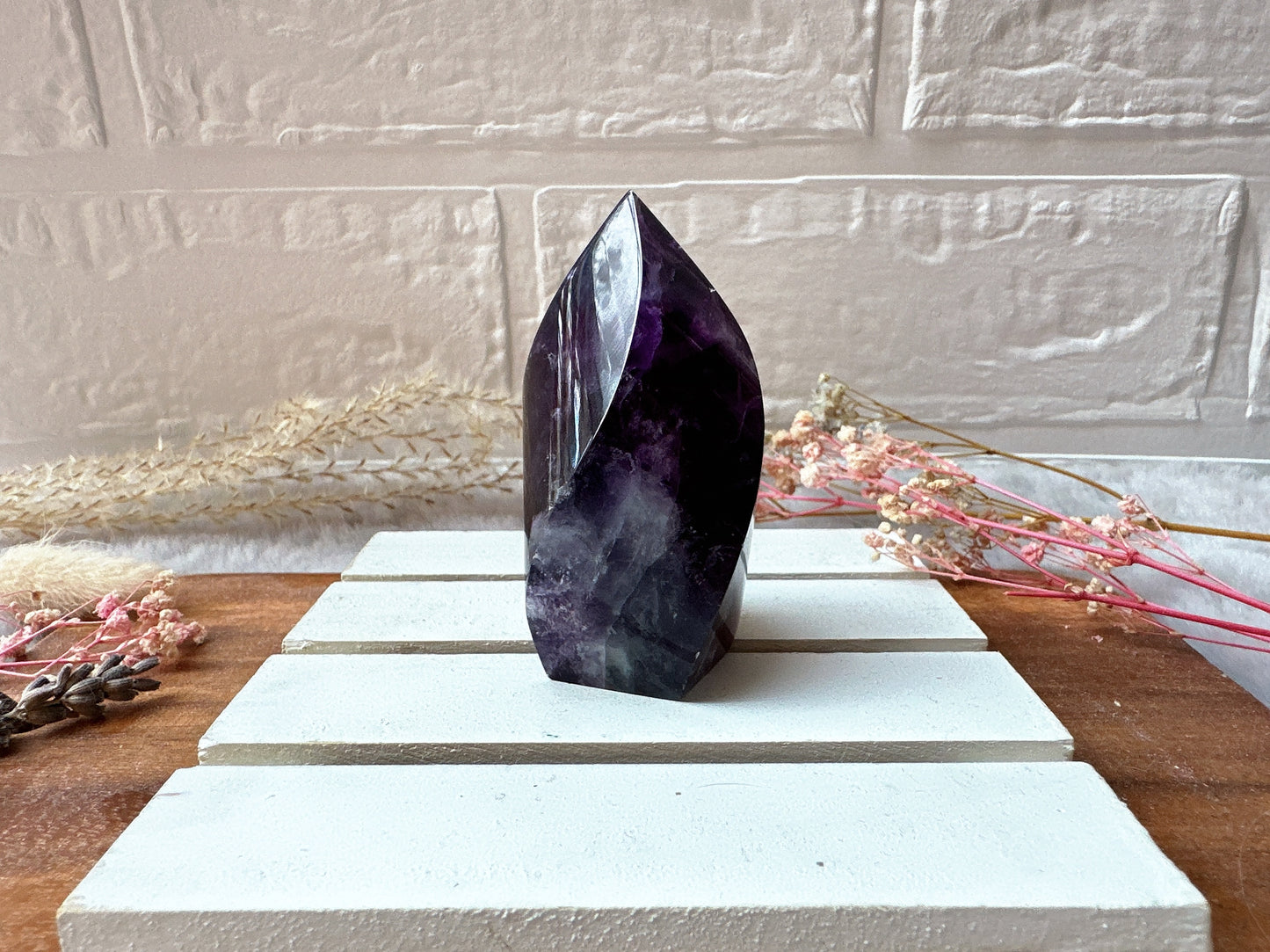 Small Watermelon Fluorite Flame