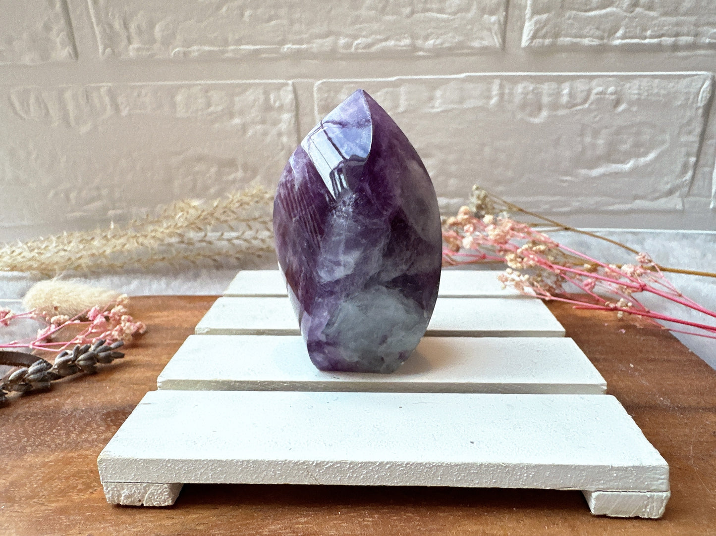 Small Watermelon Fluorite Flame