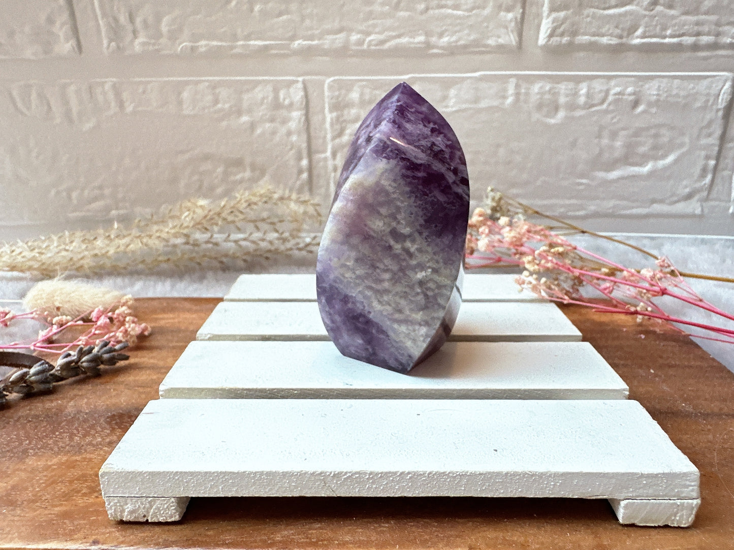 Small Watermelon Fluorite Flame