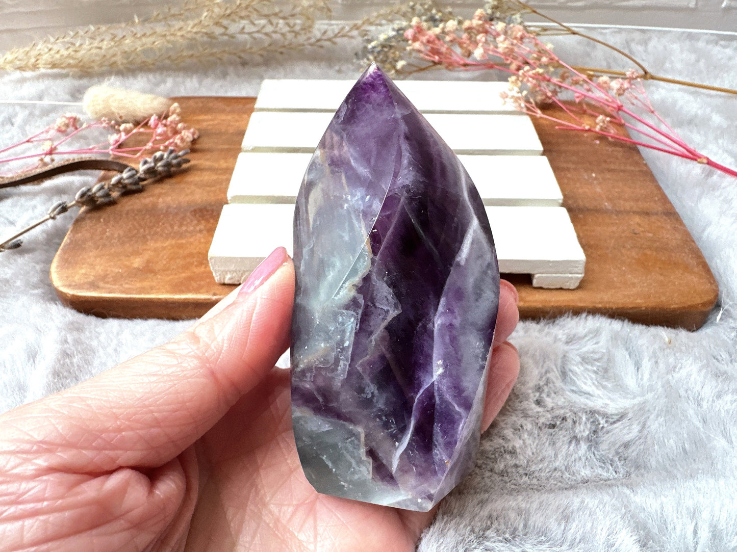 Watermelon Fluorite Flame