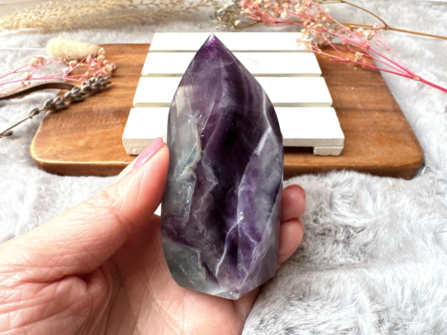 Watermelon Fluorite Flame