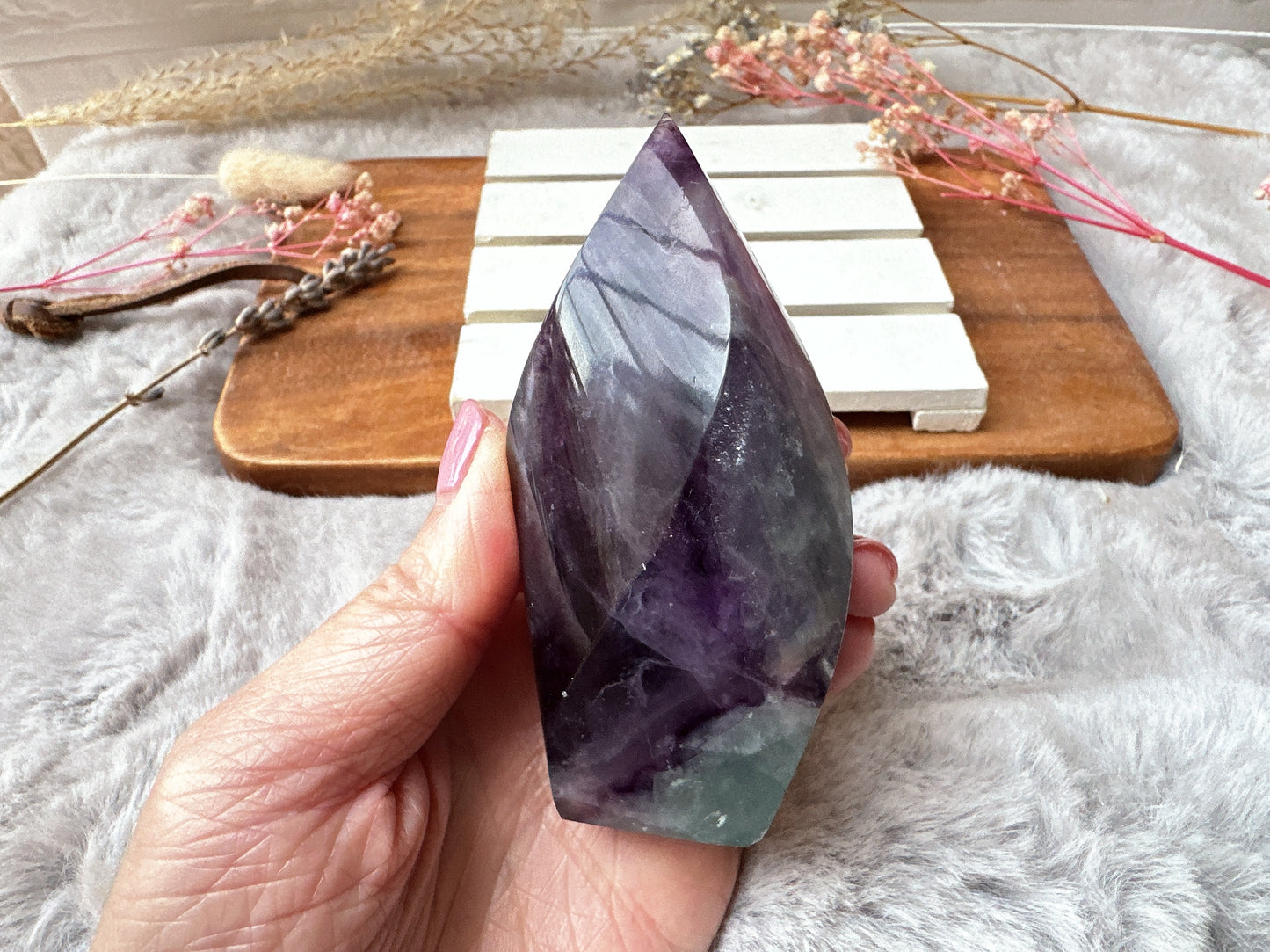 Watermelon Fluorite Flame