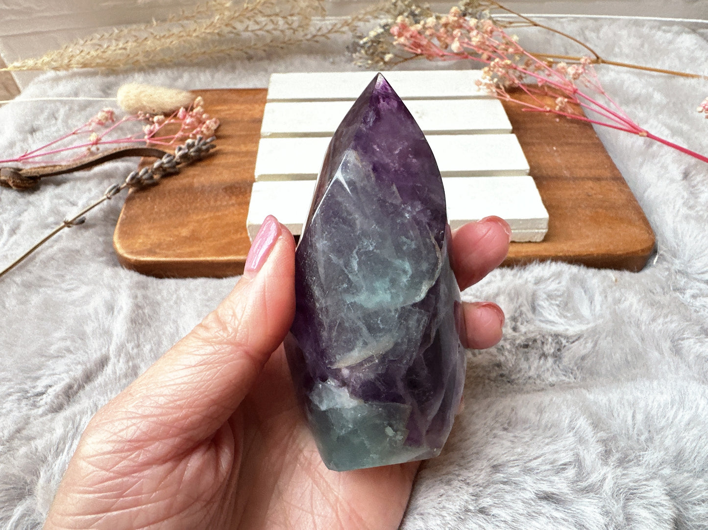 Watermelon Fluorite Flame