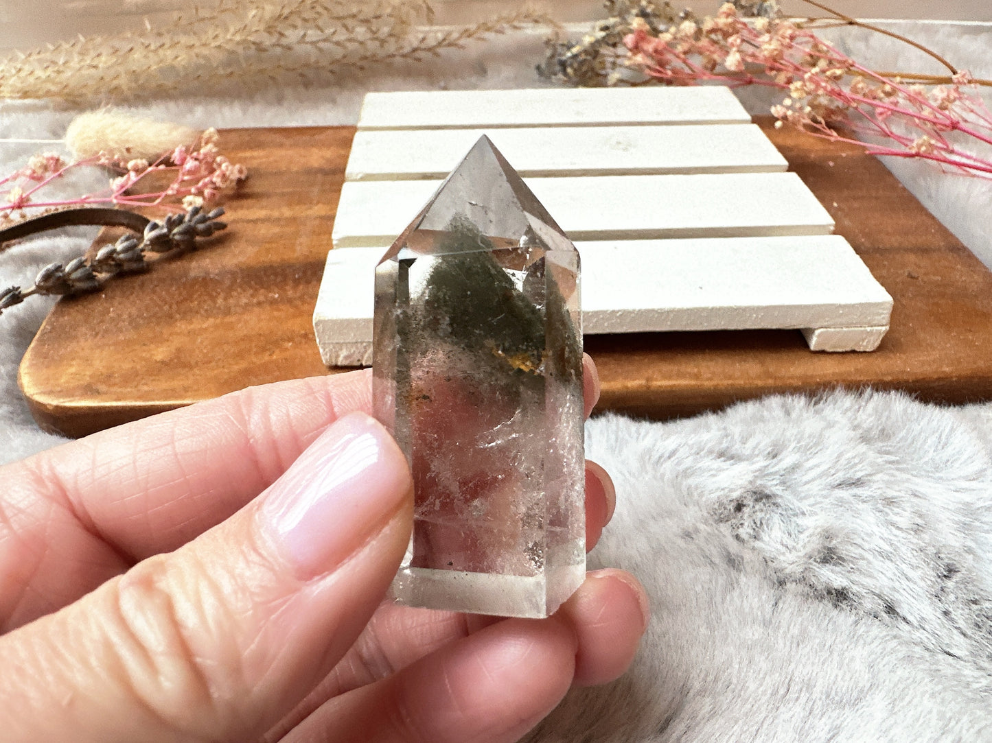 Mini Garden Quartz Tower Obelisk