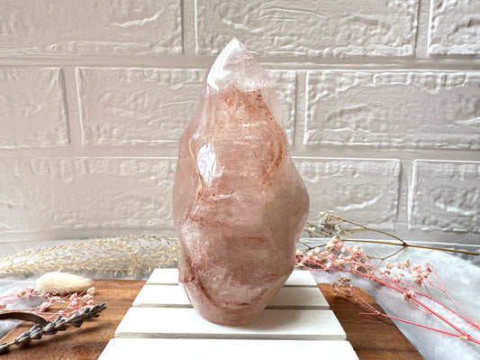 Hematoid Quartz Flame
