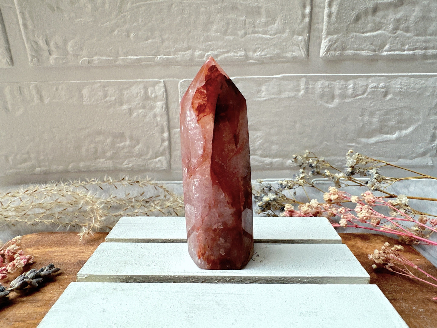 Small Hematoid (Fire) Quartz Tower