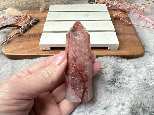 Small Hematoid (Fire) Quartz Tower