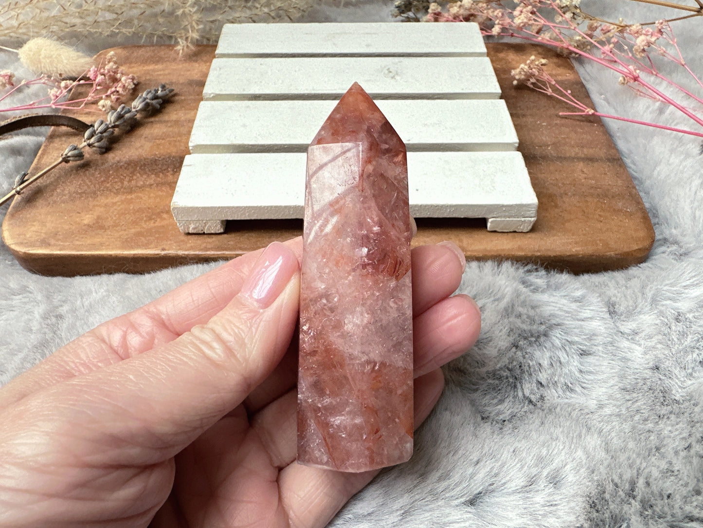 Small Hematoid (Fire) Quartz Tower