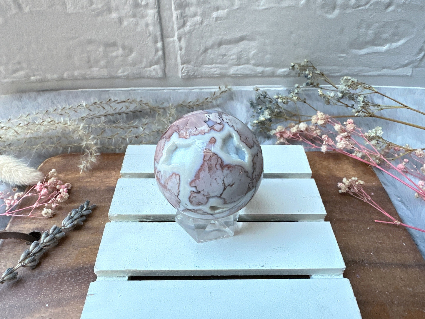 Small Pink Agate Sphere