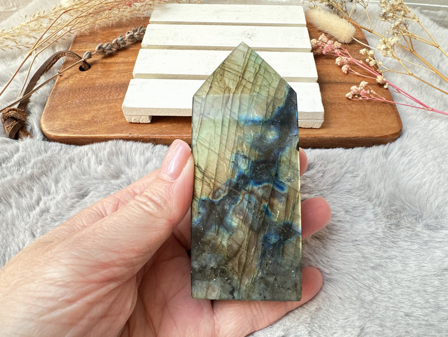 Labradorite Tower Obelisk