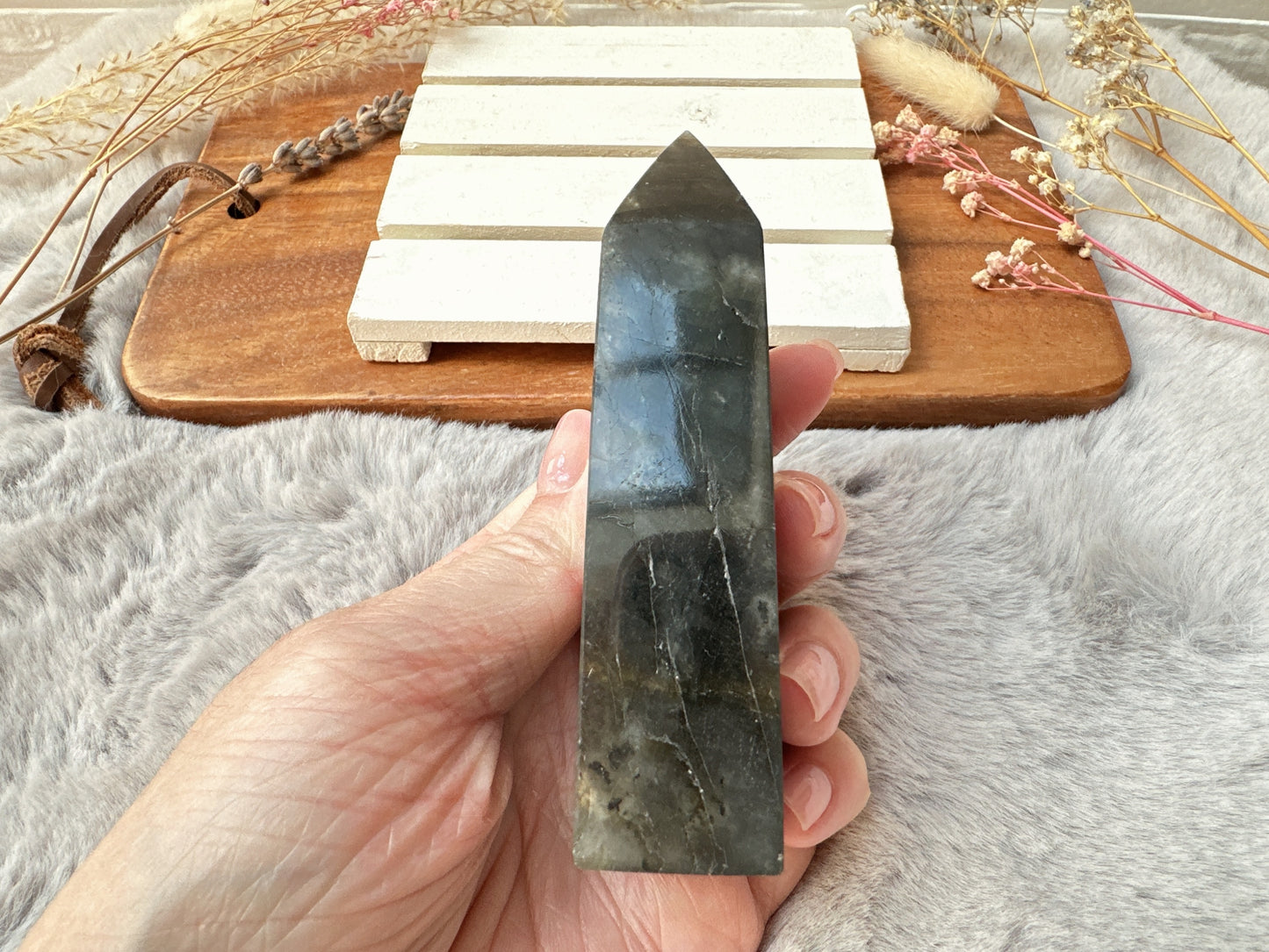 Labradorite Tower Obelisk