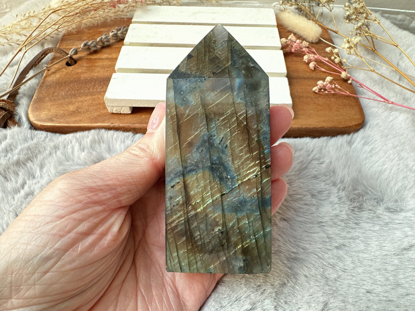 Labradorite Tower Obelisk