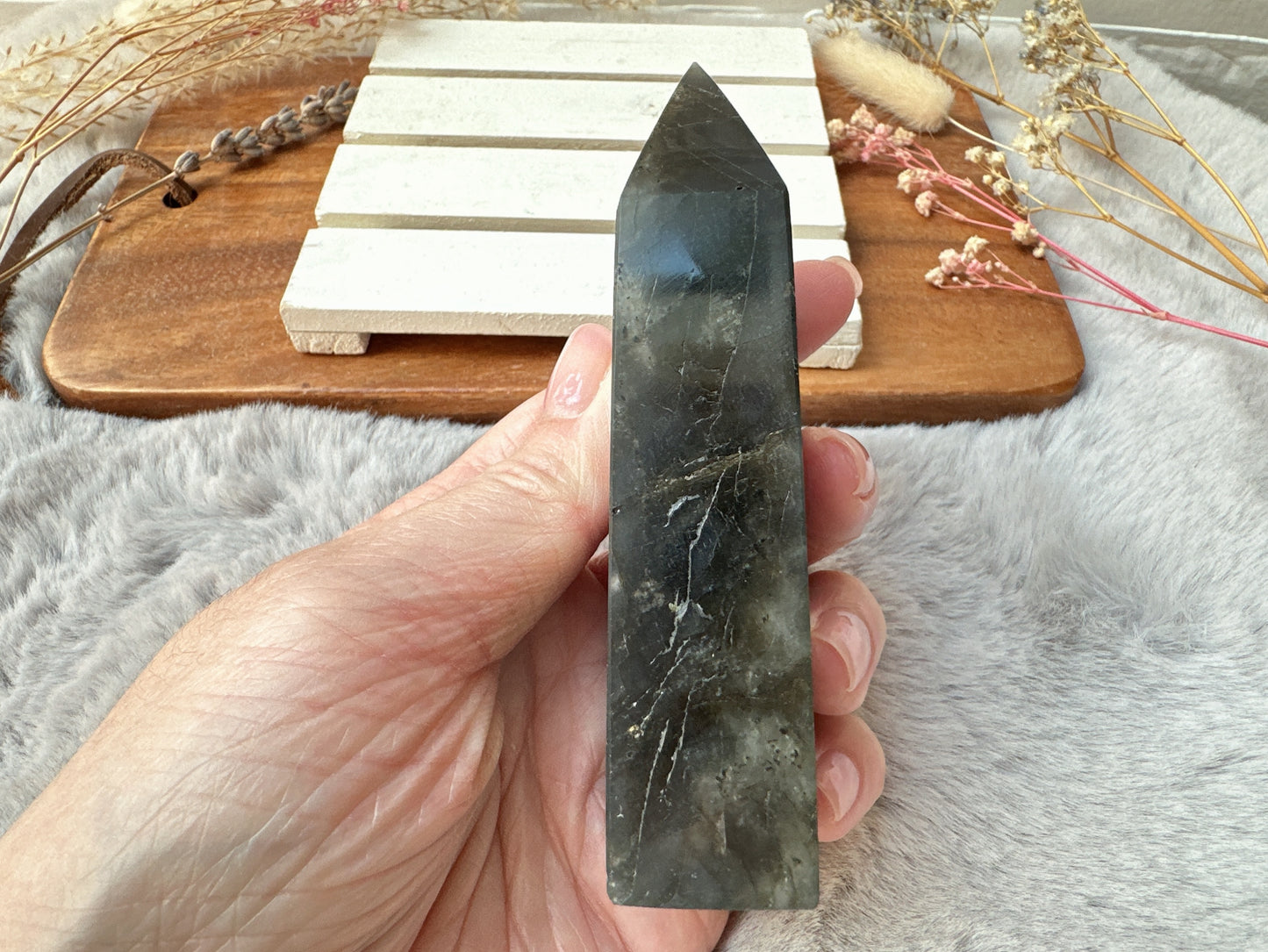 Labradorite Tower Obelisk