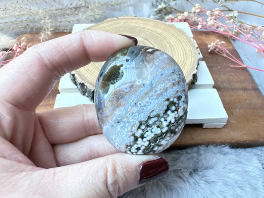 Ocean Jasper Palm Stone