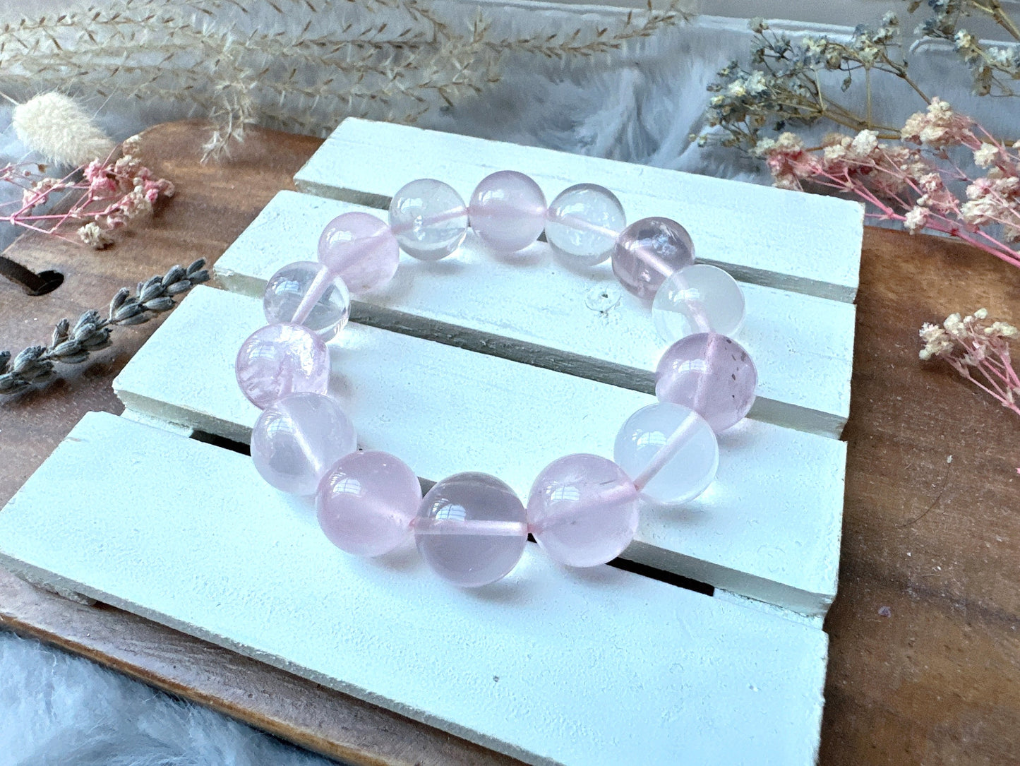 Mozambique Rose Quartz Bracelet