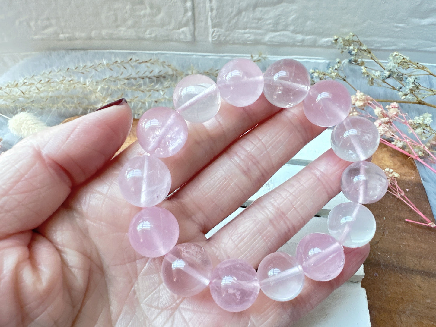 Mozambique Rose Quartz Bracelet