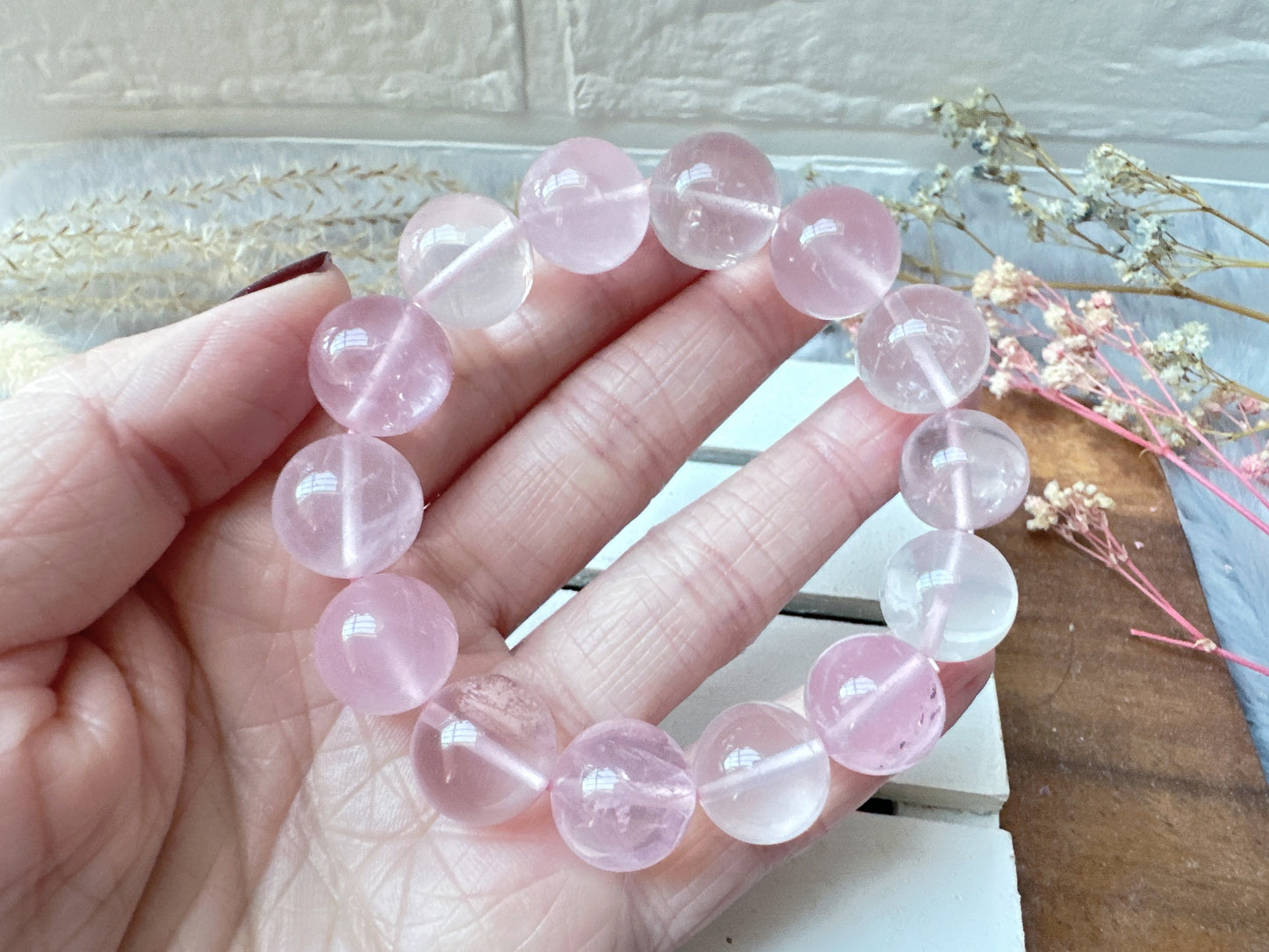 Mozambique Rose Quartz Bracelet