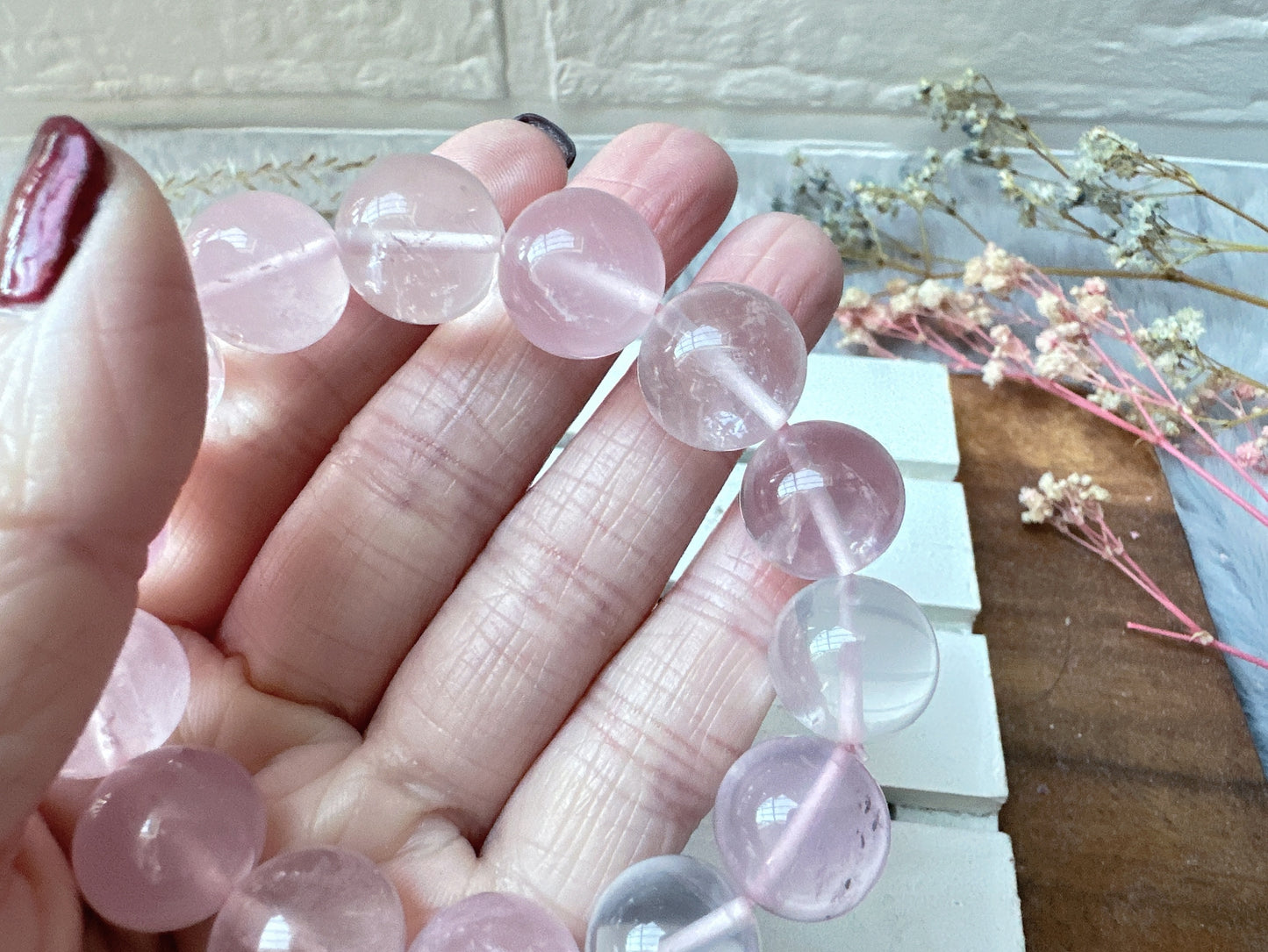 Mozambique Rose Quartz Bracelet