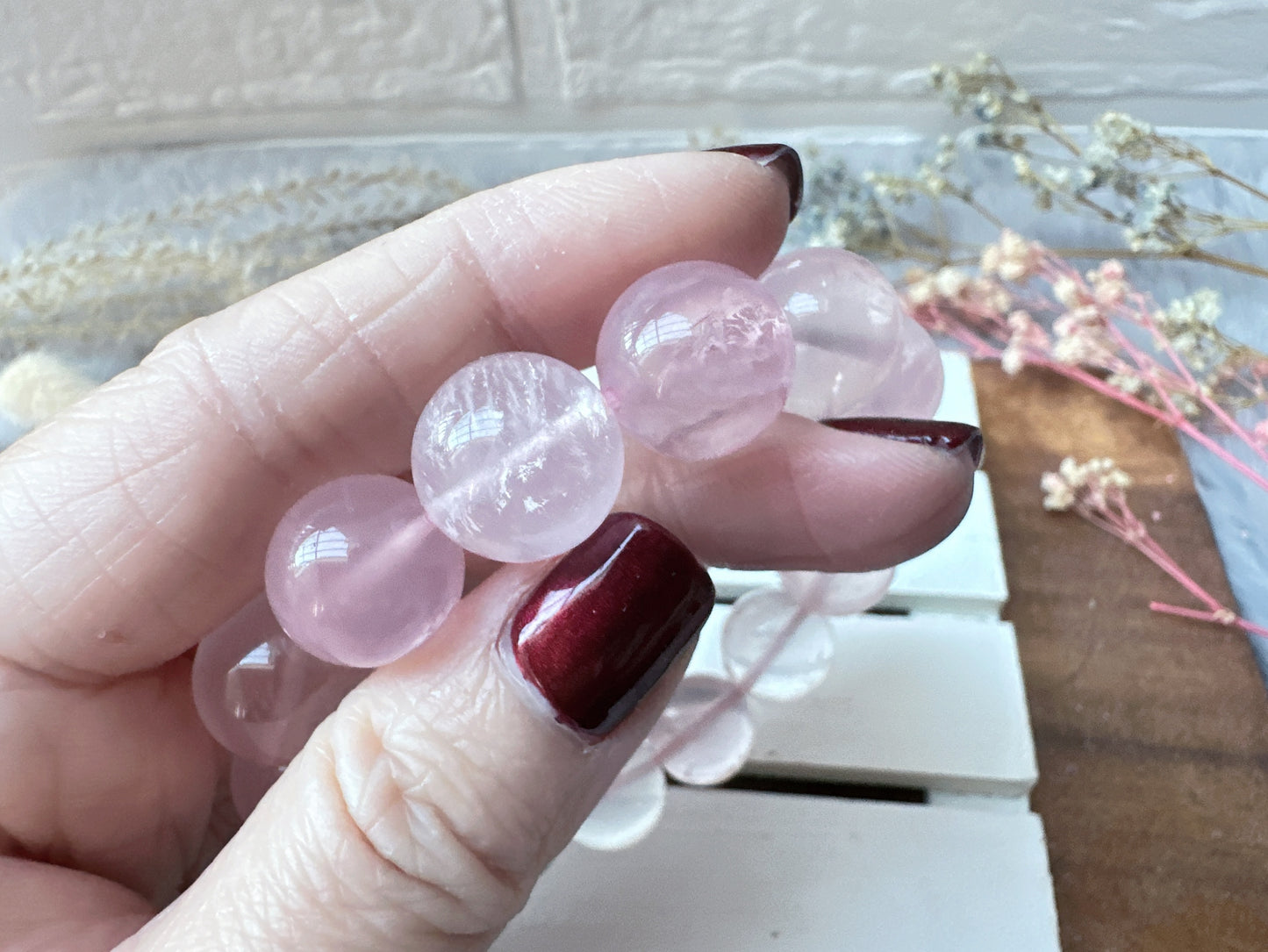 Mozambique Rose Quartz Bracelet