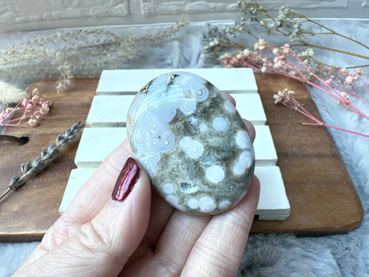 Ocean Jasper Palm Stone