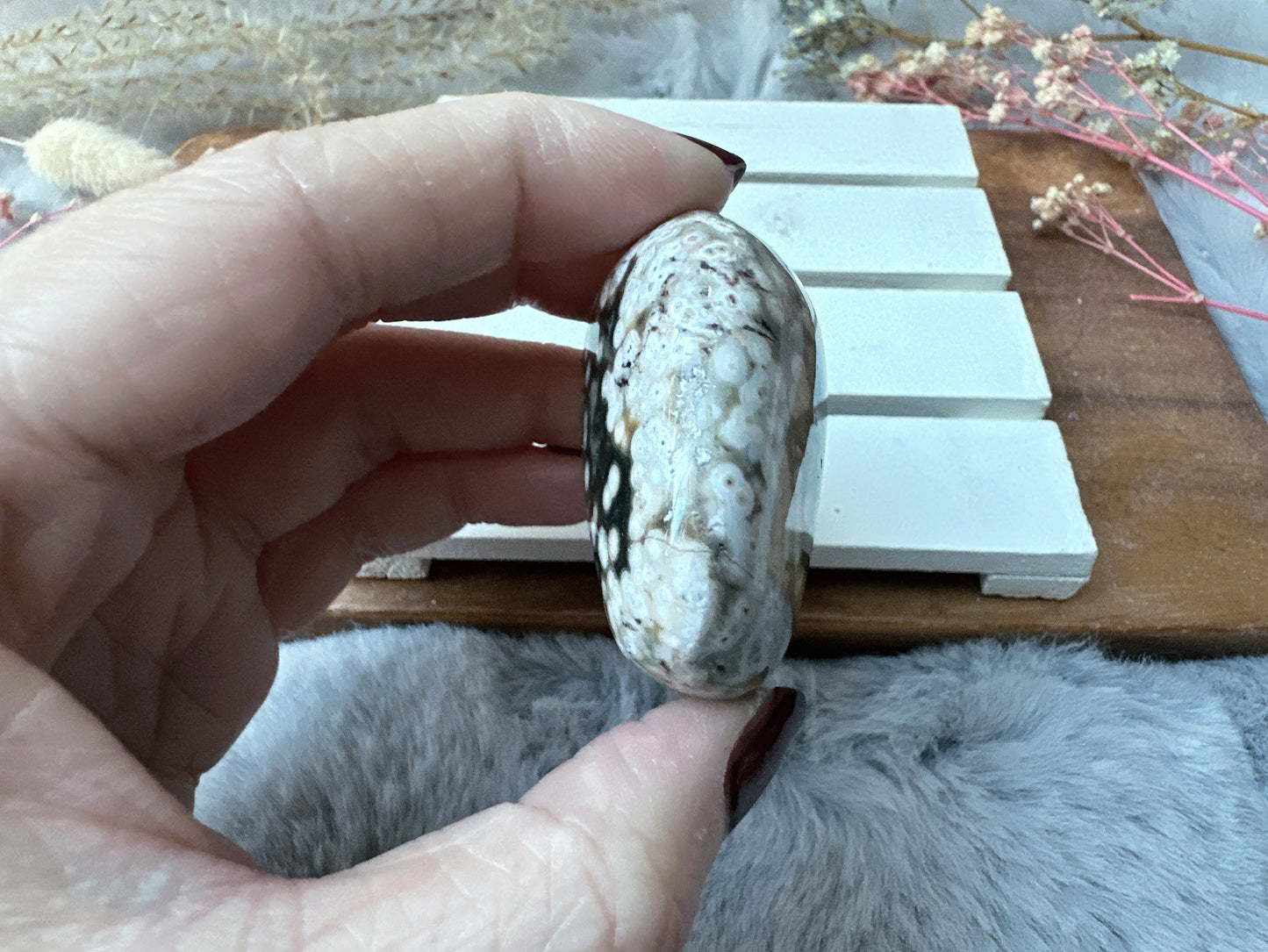 Ocean Jasper Palm Stone