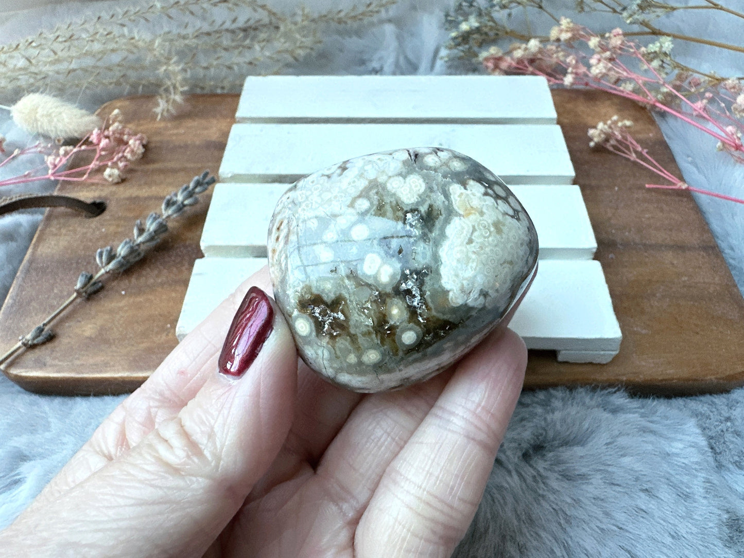 Ocean Jasper Palm Stone