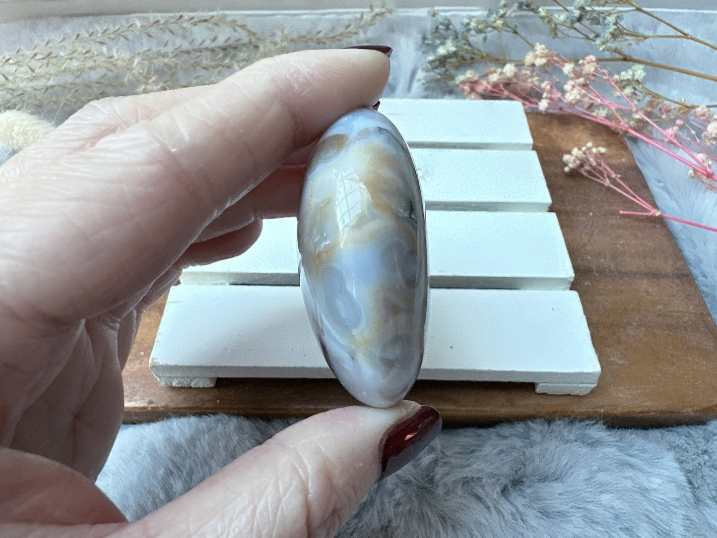 Ocean Jasper Palm Stone