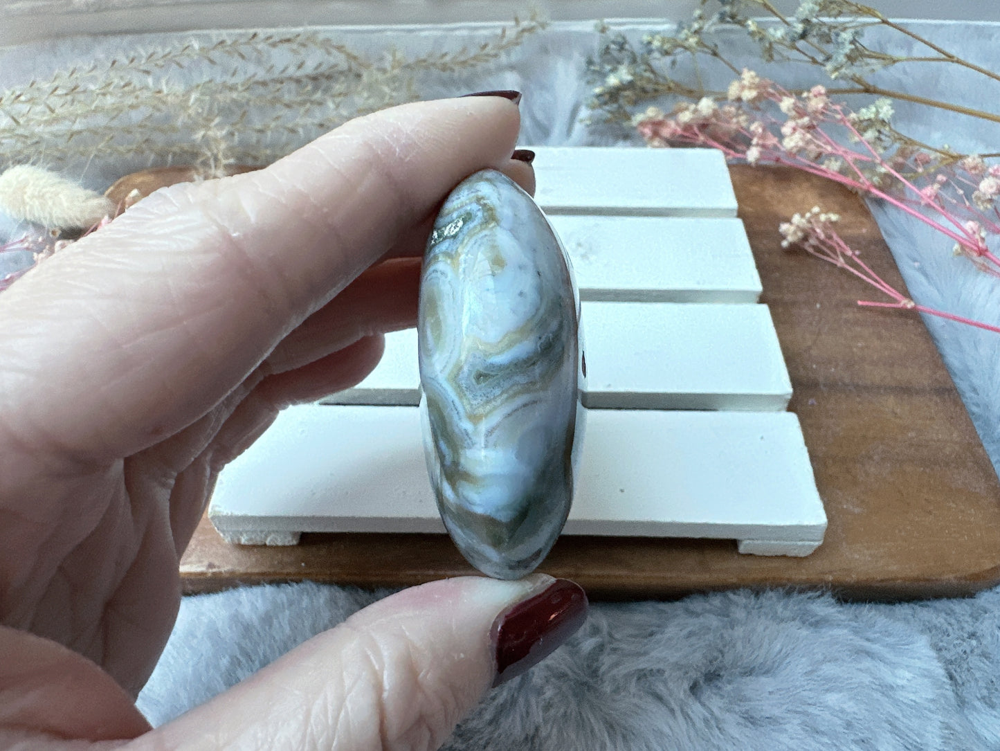 Ocean Jasper Palm Stone