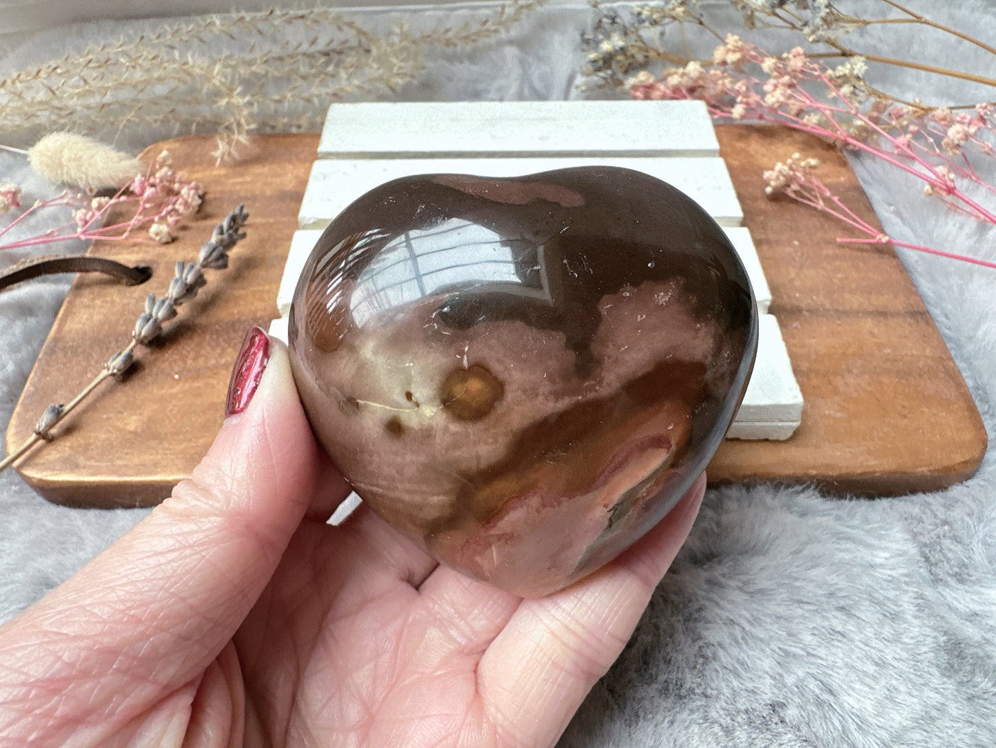 Polychrome Jasper Heart