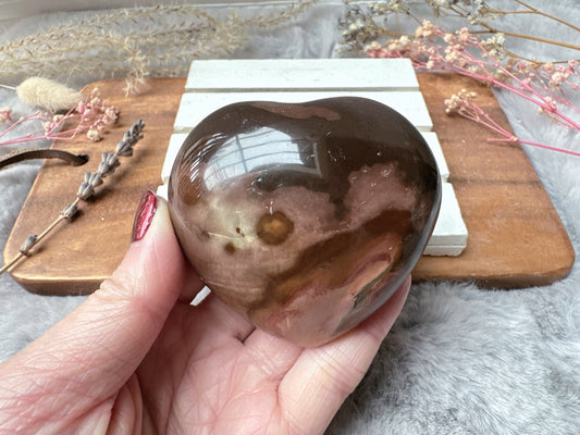 Polychrome Jasper Heart