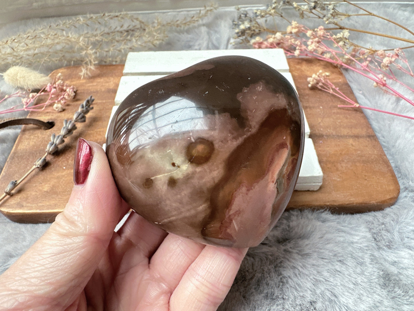 Polychrome Jasper Heart