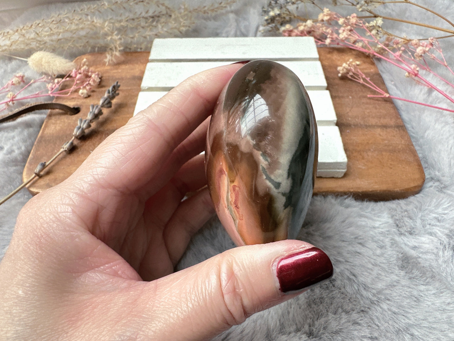 Polychrome Jasper Heart