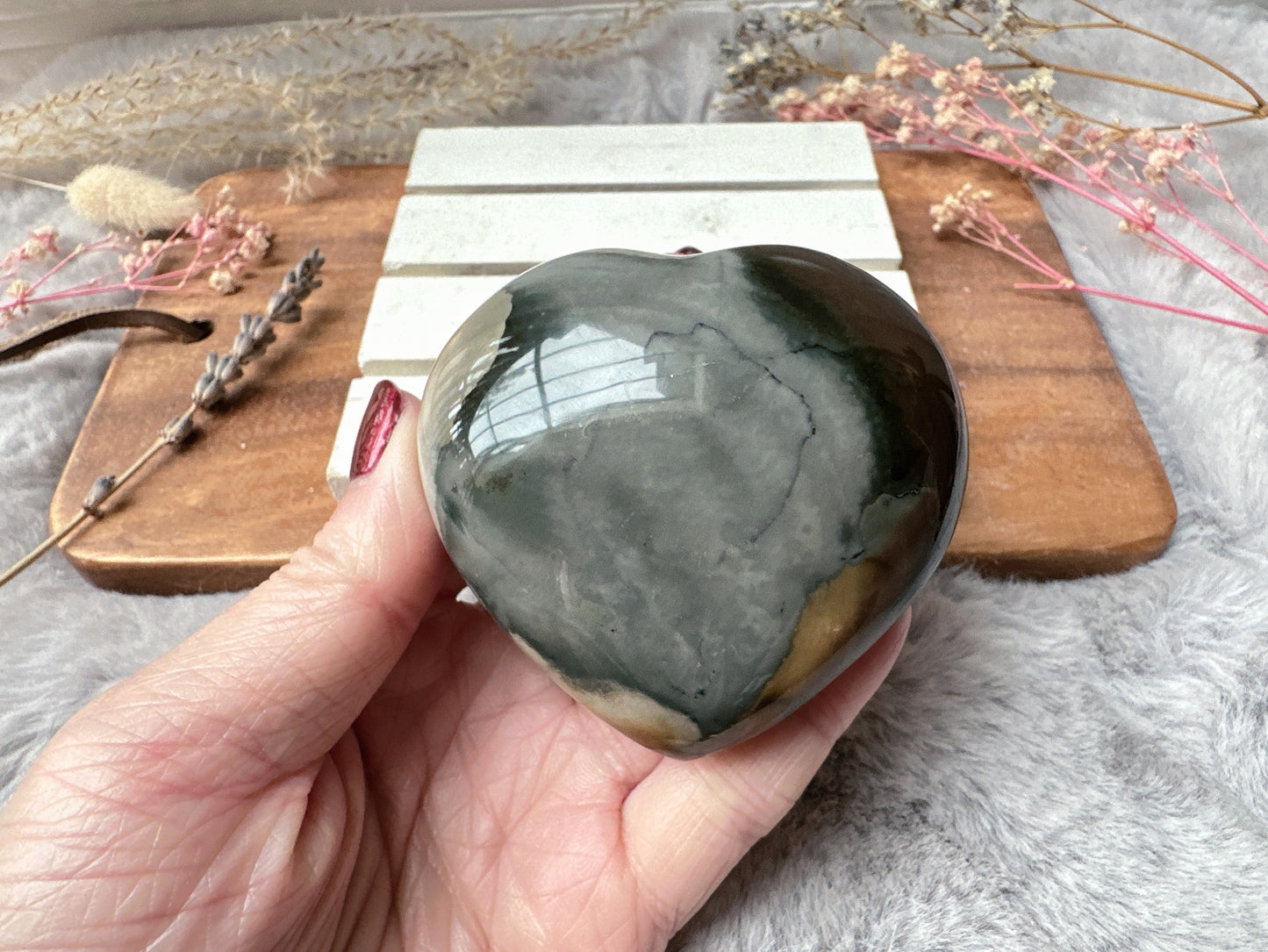 Polychrome Jasper Heart
