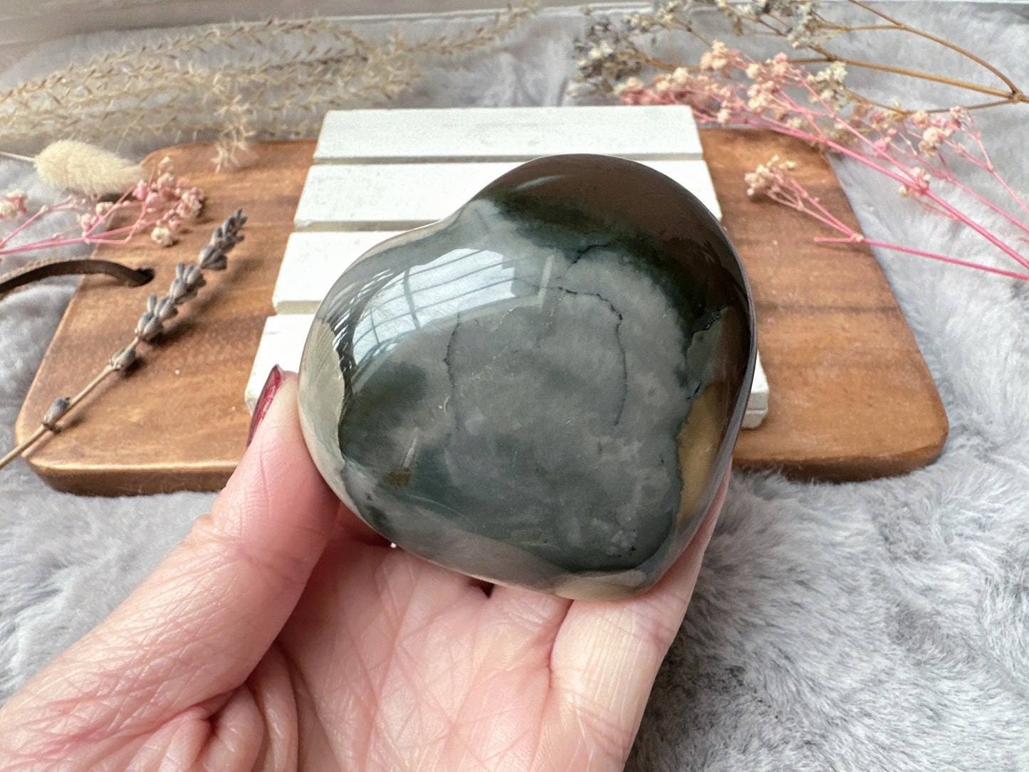Polychrome Jasper Heart