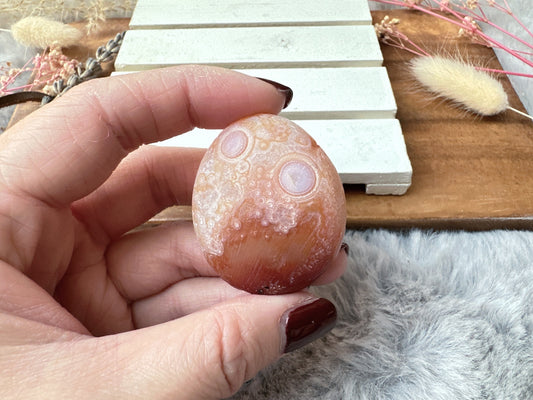 Small Gobi Agate Palm Stone