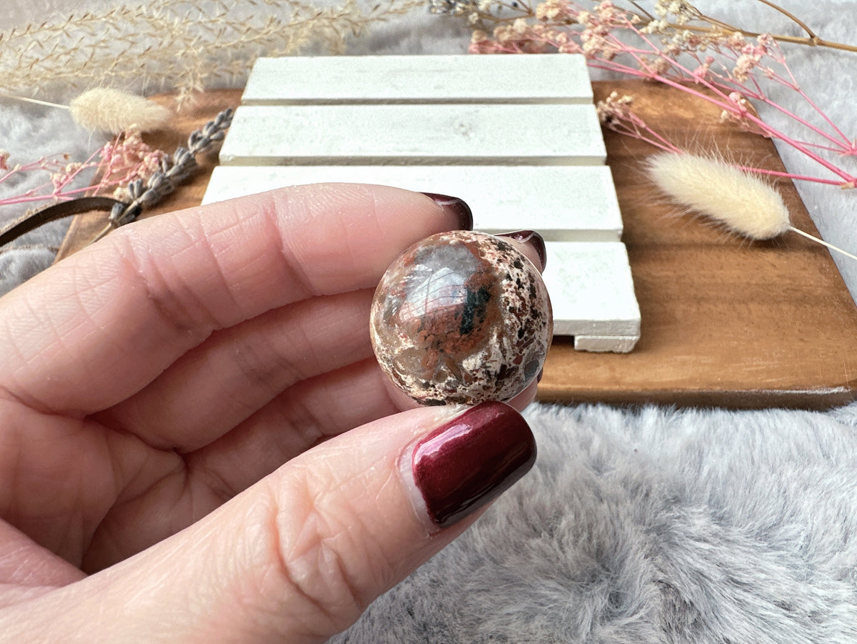 Mini Brecciated Jasper Sphere