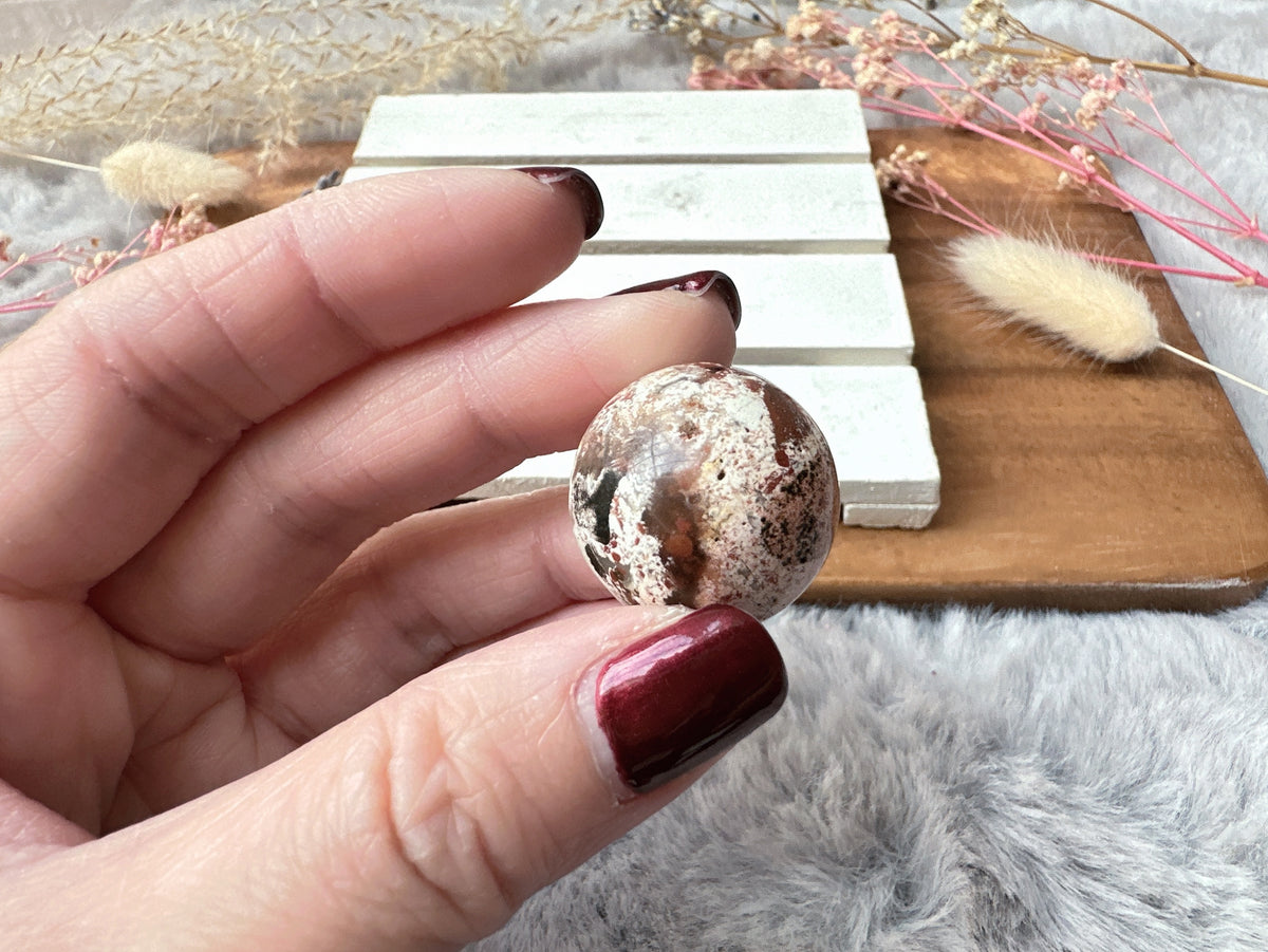 Mini Brecciated Jasper Sphere
