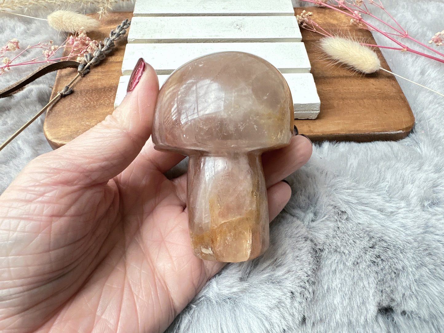 Hematoid Quartz Mushroom