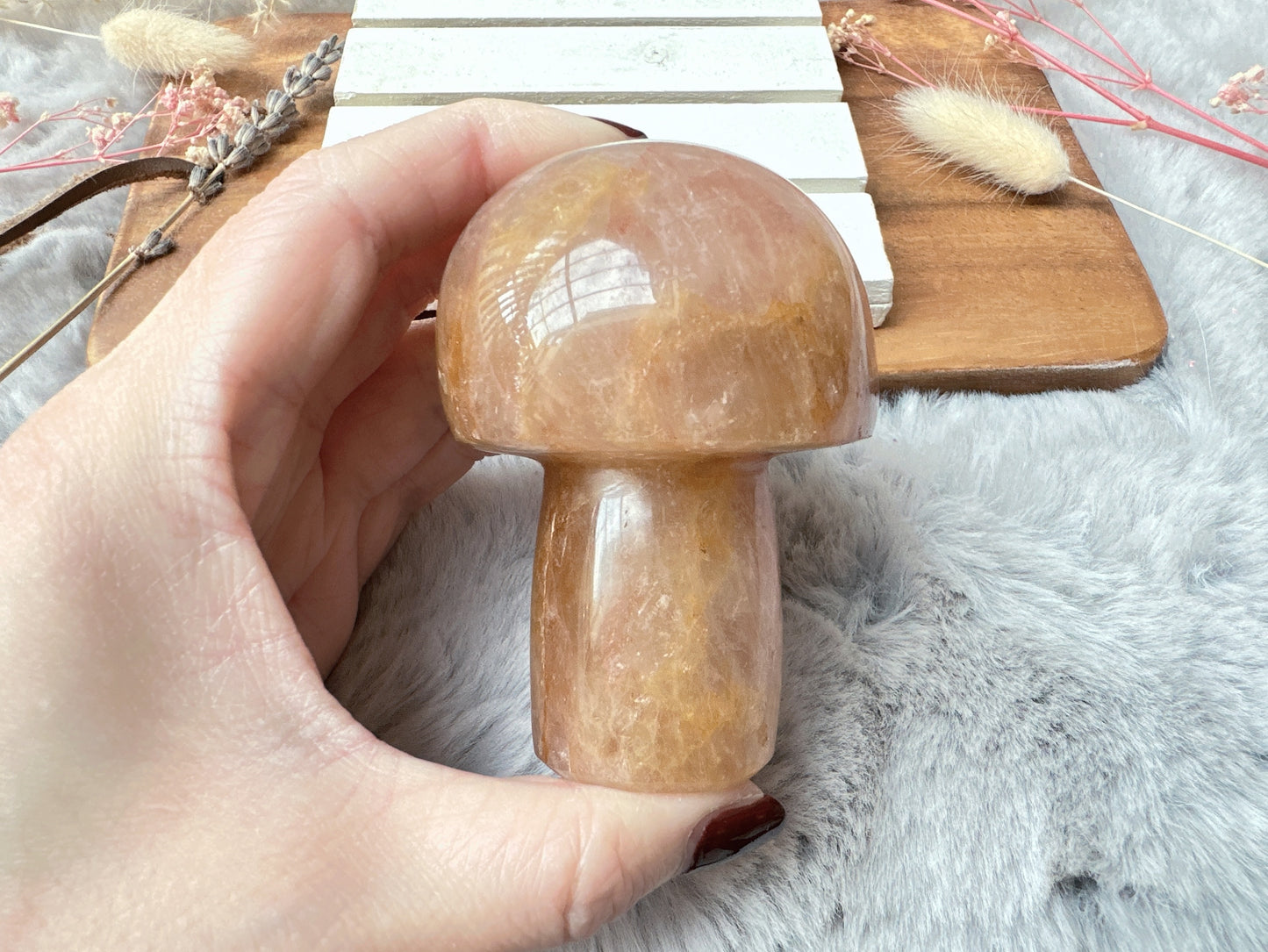 Hematoid Quartz Mushroom